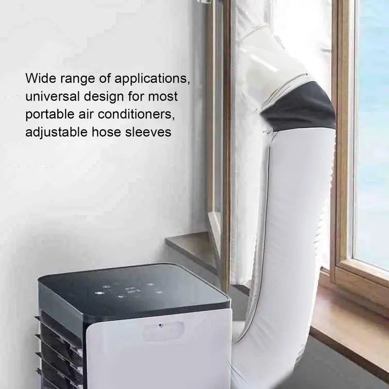 AC Hose Insulation Sleeve Dust Proof Adjustable Air Conditioner Hose Protective Cover Portable AC Hose Insulation Sleeve Wrap Oasis Select