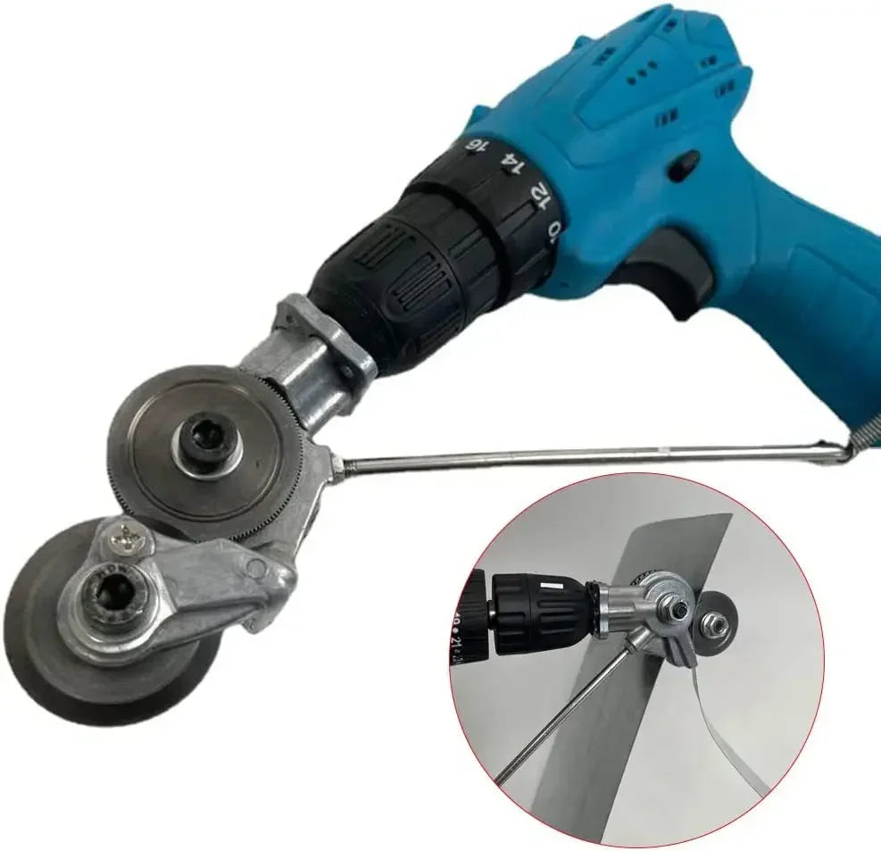 Zimir Nibbler Drill Attachment – Electric Metal Sheet Cutter Nibbler Drill Attachment Oasis Select