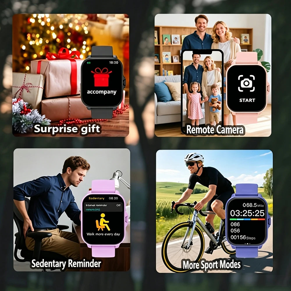 ERUN 1.83" Smartwatch – Fitness Tracker & Wireless Calling