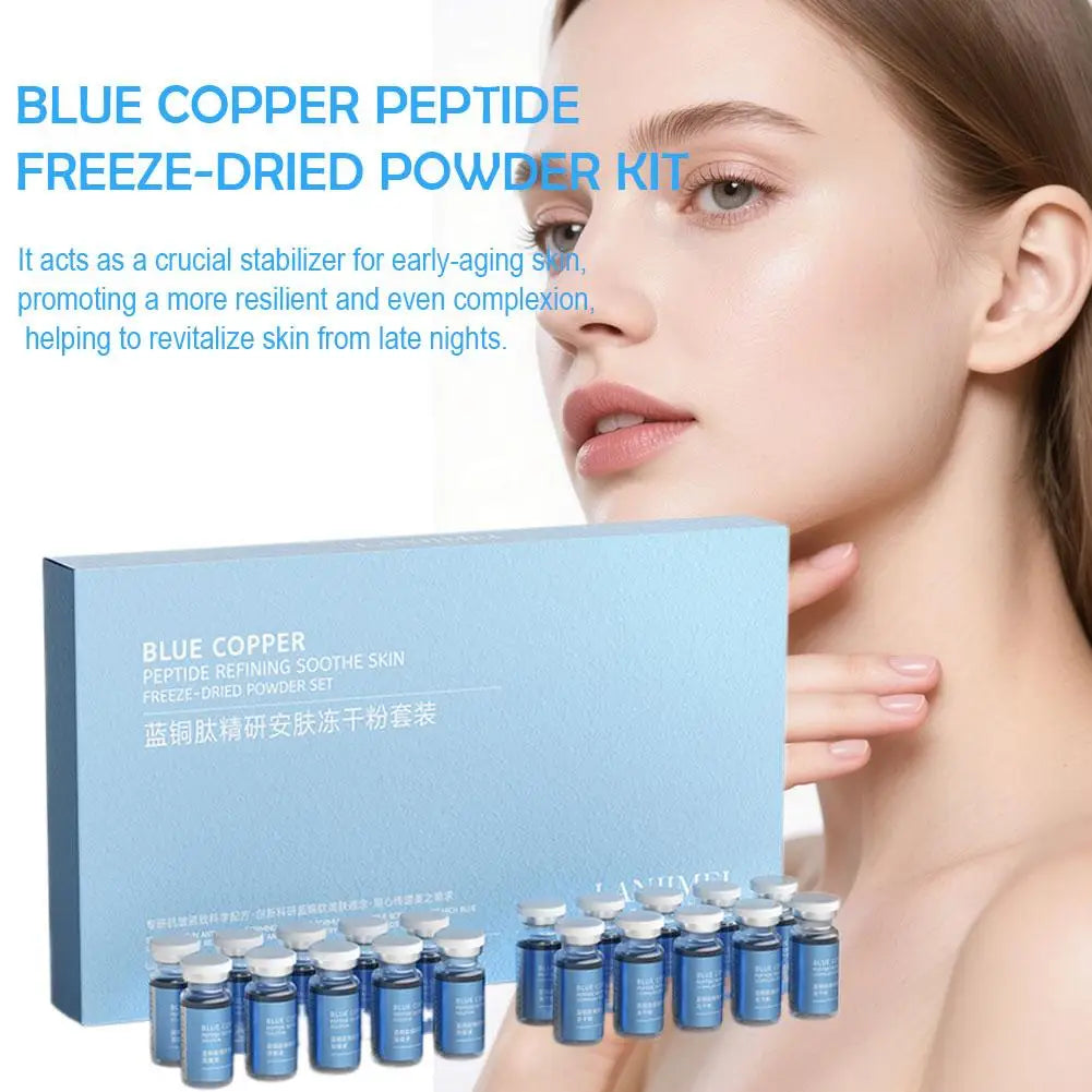 Blue Copper Peptide Freeze-Dried Serum Kit – Scars & Fine Lines