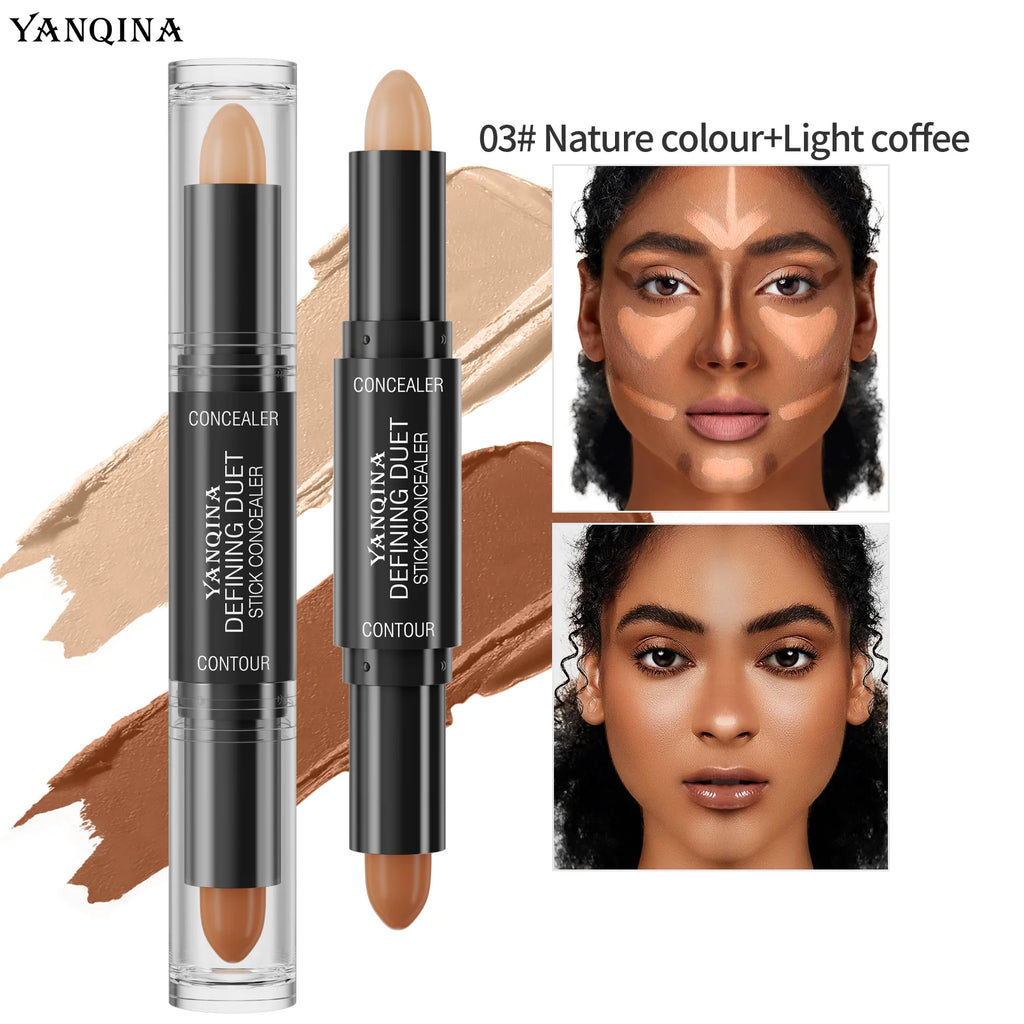 YANQINA Double-Ended Contour Stick – Concealer & Highlighter