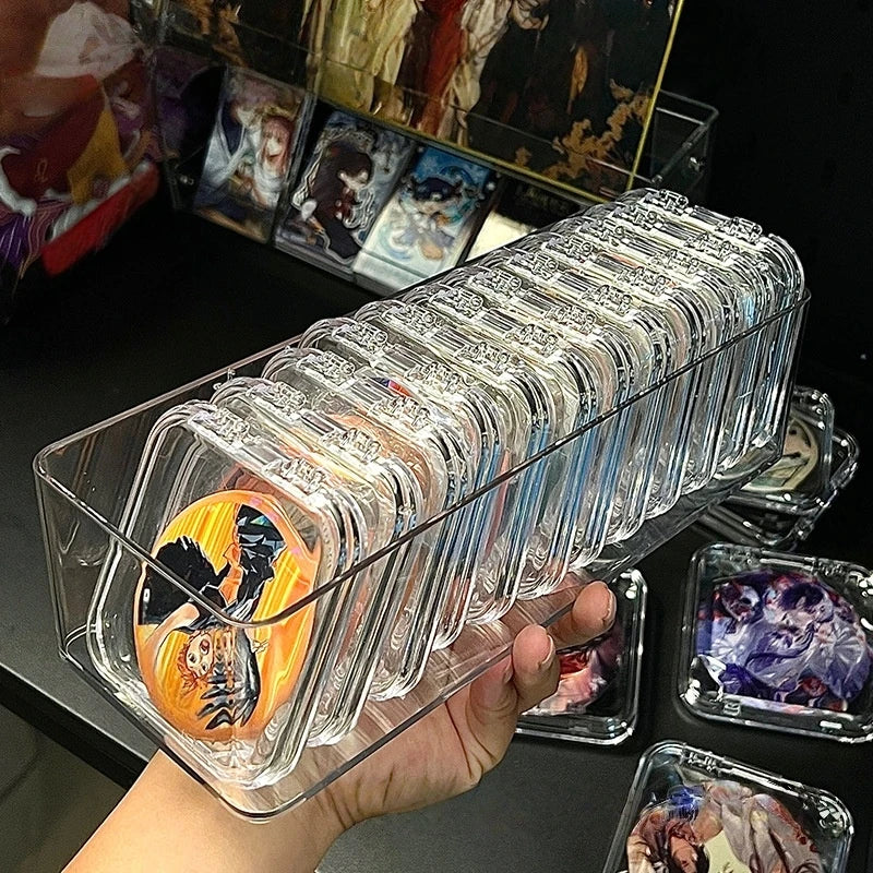 Transparent Acrylic Badge & Jewellery Display Storage Box