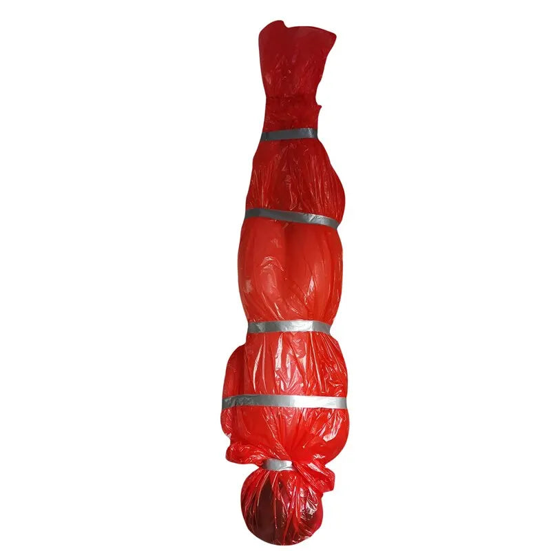 Halloween Dead Victims Props Outdoor Horror Fake Bloody Corpses Haunted House Hanging Decorations Halloween Horror Decorations Oasis Select Red 5PCS
