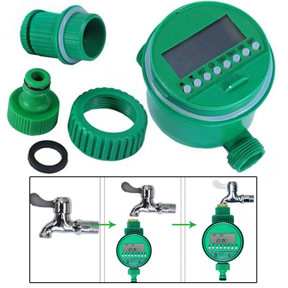 Automatic Garden Watering Timer Irrigation Controller With Rain Delay For Lawn Yard Greenhouse Hose Sprinkler System 1min-9h Oasis Select