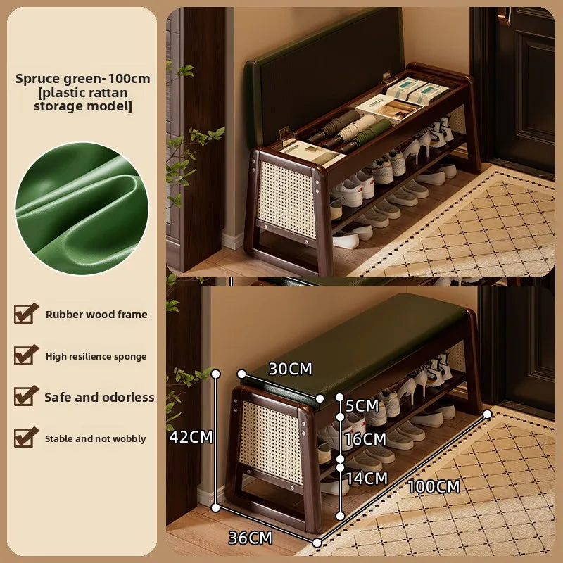 shoe change stool shoes can be worn at home, the shoe cabinet can be integrated and stored, and the entrance is narrow. Oasis Select Storage 100 1