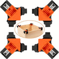 2pcs 90 Degree Corner Clamps For Woodworking, Fast Adjustable Quick Spring Loaded Woodworking Clamps,Cabinets,Photo Framing Oasis Select 7 inches