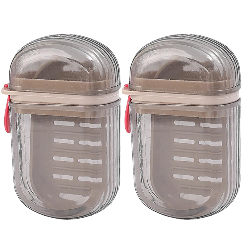 Portable Leakproof Soap Box with Lid & Drain | Travel Camping