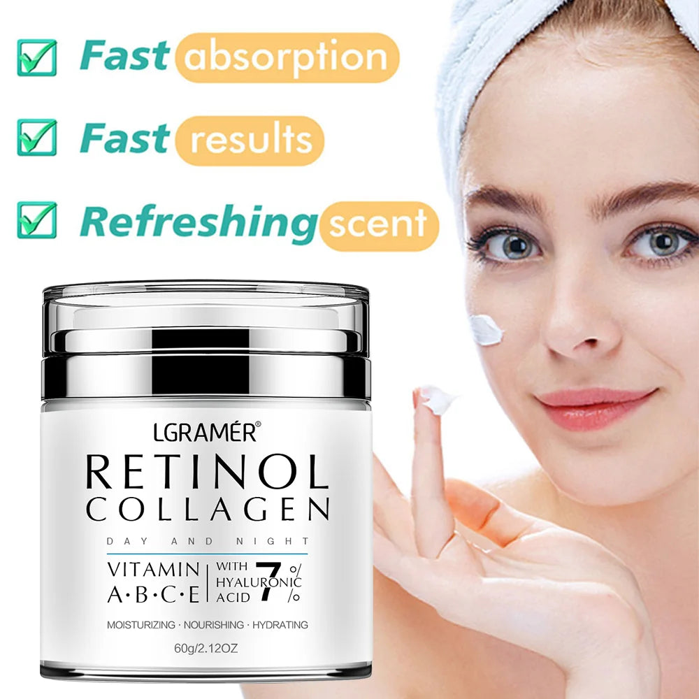 REAROYA Retinol Anti-Aging Face Cream – Collagen & Hyaluronic 60ml Anti-Aging Face Cream Oasis Select