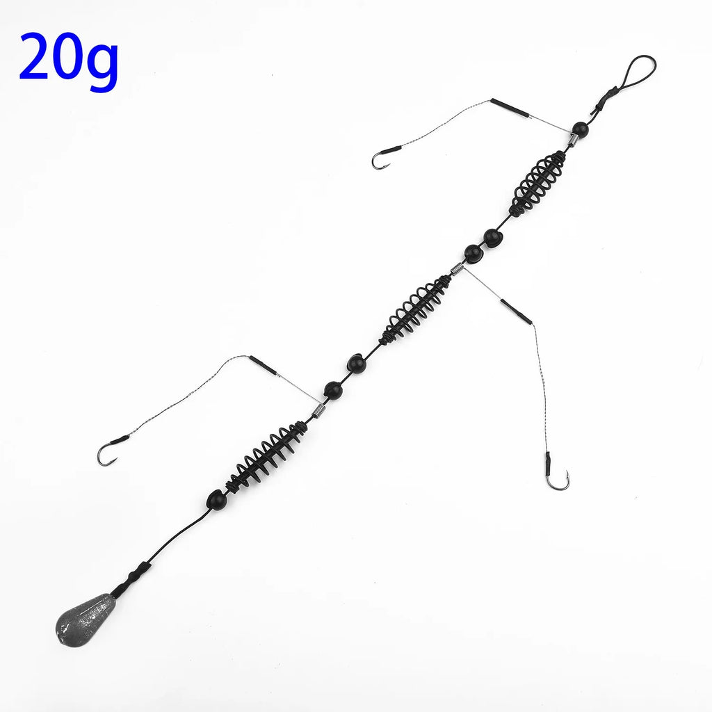 Fishing Hook Artificial Lure Bait Cage Set Fish Feeder Baitholder Anzol Peche Catfish Jig Carp Fishing Tackle 15/20/25/30/35/40g Oasis Select 20g