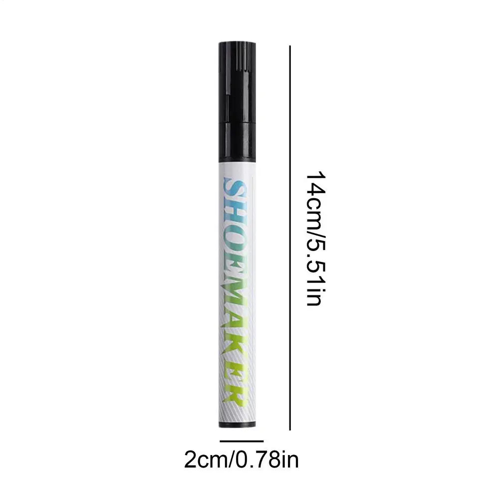 Fabric Shoe Markers Portable Leather Dye Marker Pens for Shoes Professional Repairing Fading Pen Shoe Marker Antioxidant Pen Oasis Select Black
