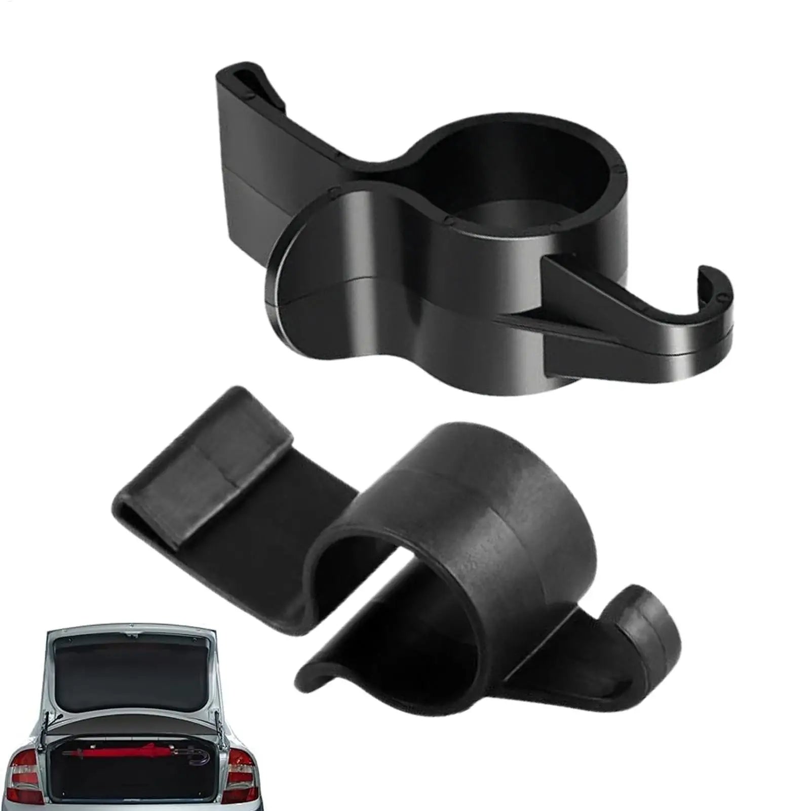 Multifunctional Umbrella Trunk Back Stand Umbrella Holder for Car Boot Organizer Trunk Back Stand for Headrest Purse Automotive Oasis Select