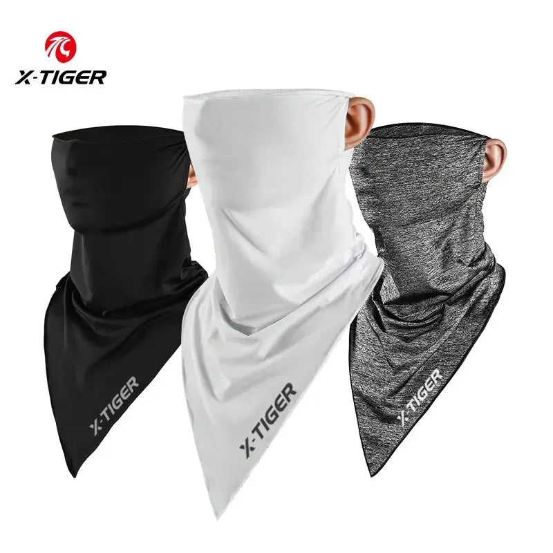 X-TIGER Face Mask Ice Fabric Sport Headband Summer Running Motorcycle Fishing Cycling Equipments Sun Protection Bicycle Bandana Oasis Select