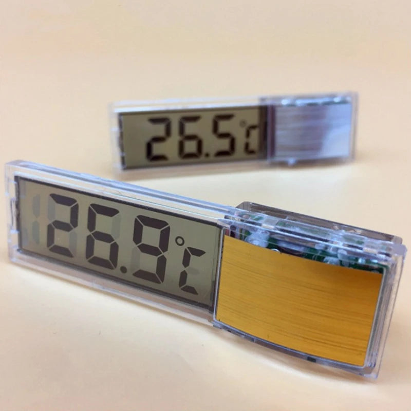 1pc Aquarium Thermometer 3D Digital LED Electronic Fish Tank Temperature Fish Turtle Temp Meter Aquarium Decoration Oasis Select