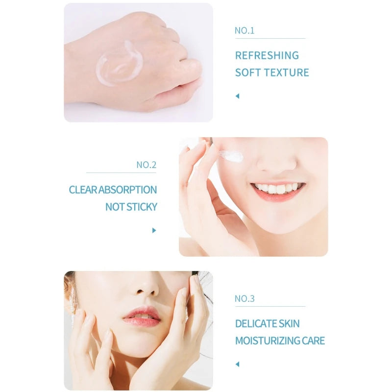SADOER Aloe Vera Moisturizing Cream 140g – Glycerin, Non-Greasy Moisturizing Face Cream Oasis Select