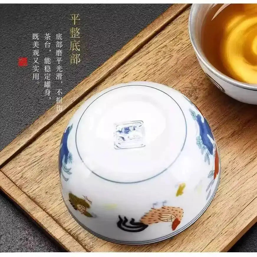 Ceramic Cup Antique Bone China Chicken Cup Tea Wine Water Ware Drinkwear Supplies Oasis Select