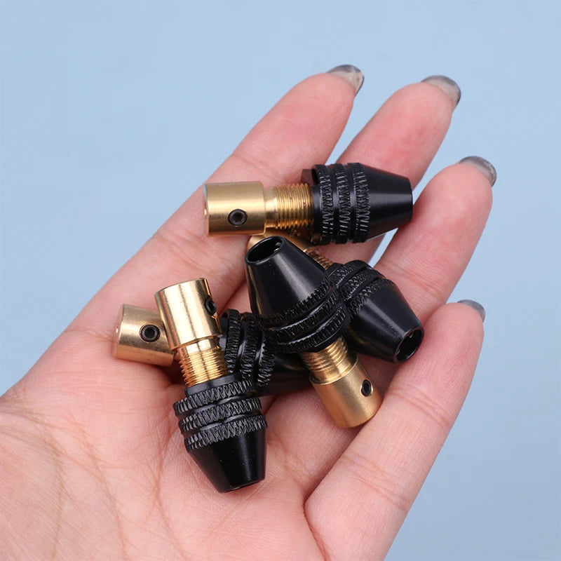 2mm-5mm Universal Small Electronic Drill Bit Collet Mini Chuck Tool Set Fixture Clamp Multifunction Micro Electric Drill Chuck Oasis Select