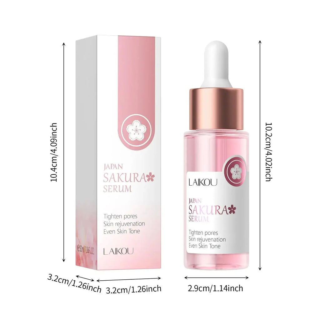 LAIKOU Cherry Blossom Face Serum 30ml – Hydrating & Firming