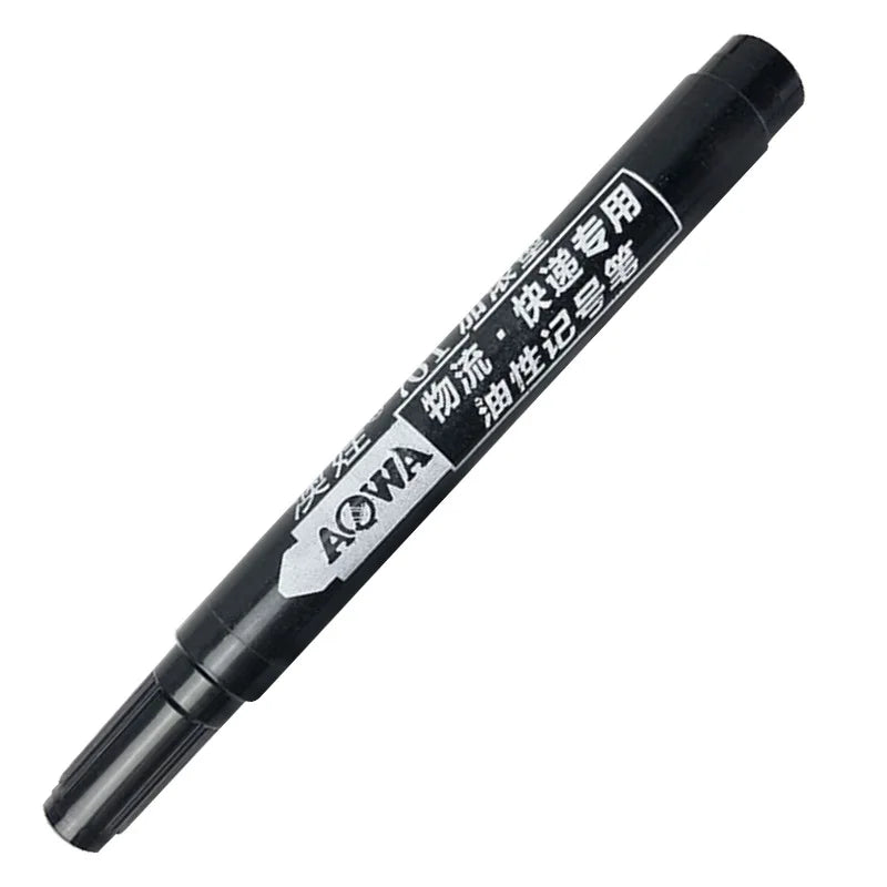 10pcs Waterproof Permanent Markers, Large Capacity Black Ink, Oil-Based, Ideal for Office & Marketing Use Oasis Select