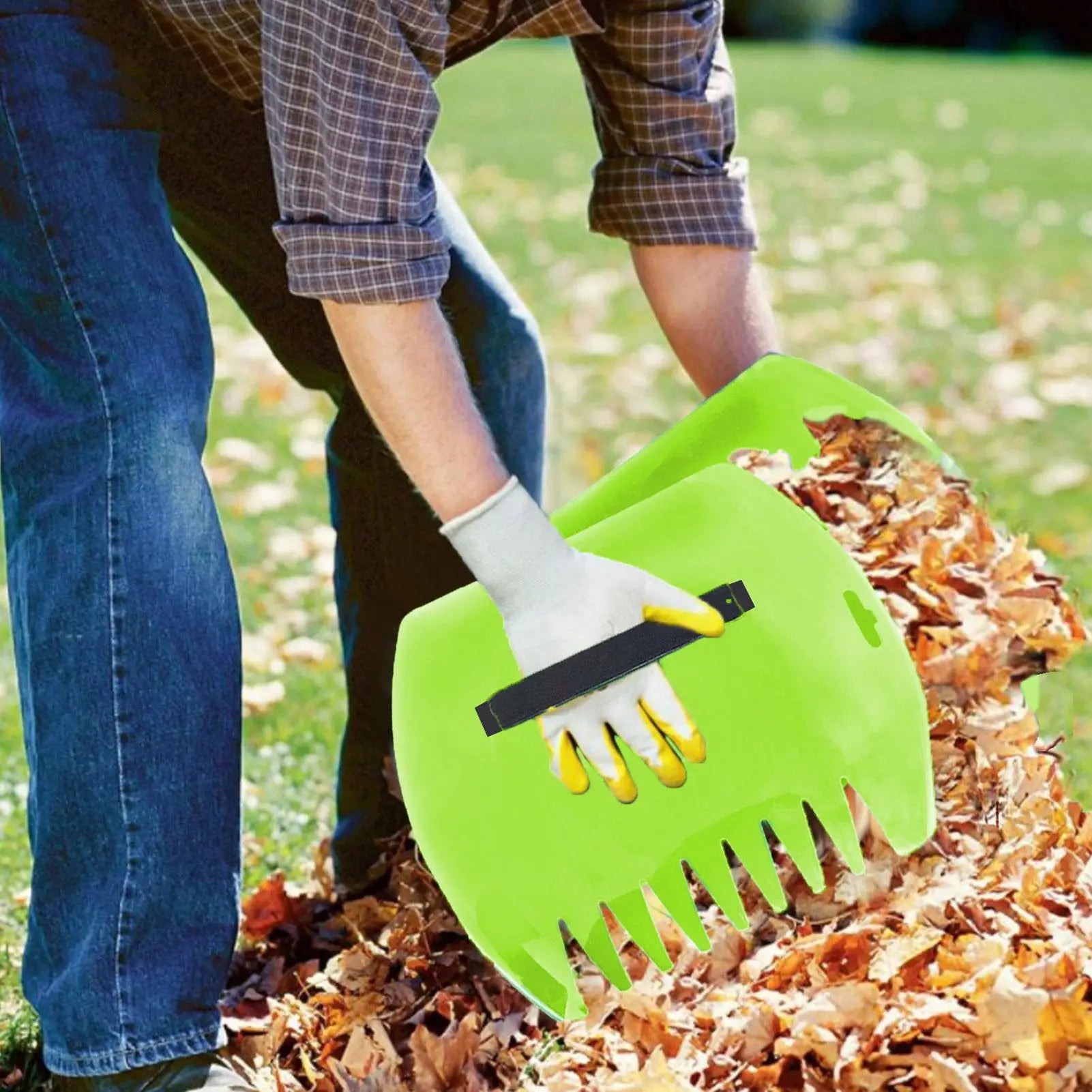 Leaf Hand Rakes Rubbish Pick Up Claws Quick Cleaning for Yard Garden Cleaning Collector Waste Rubbish Grabber Garden Yard Oasis Select