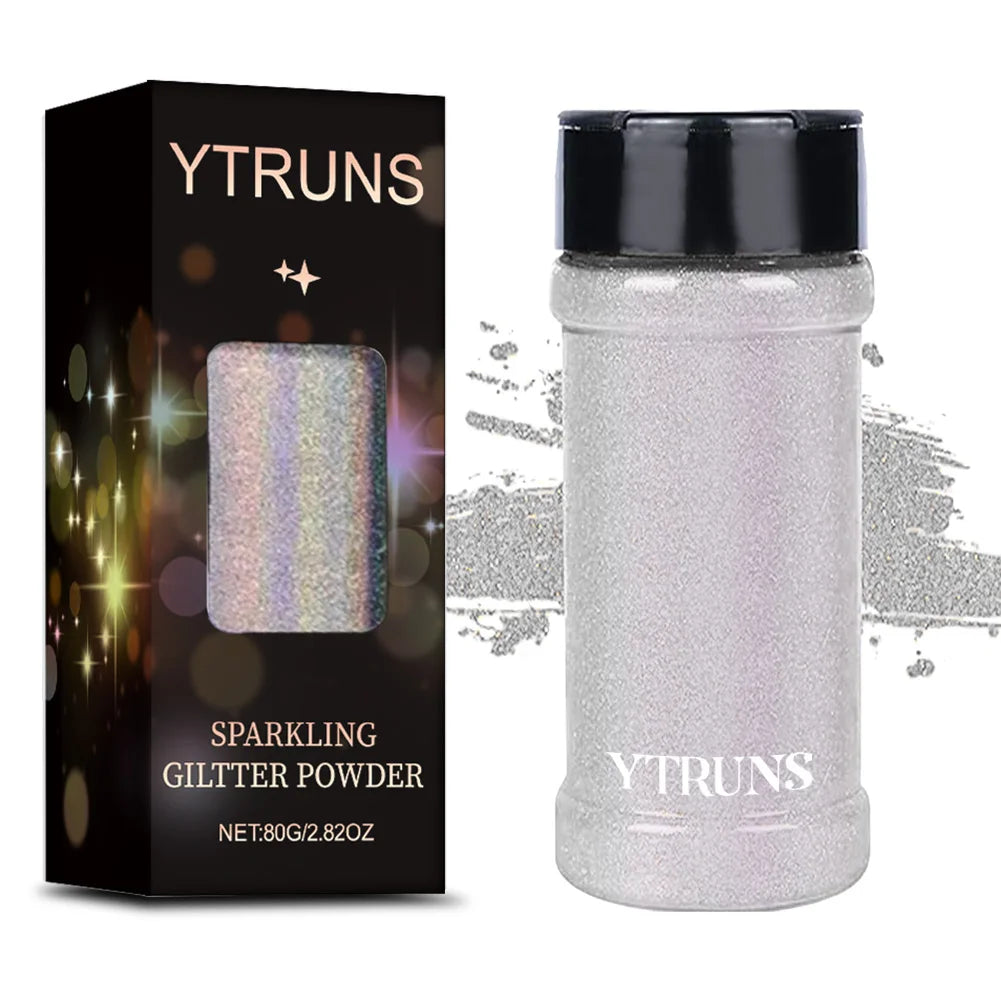 Laser Glitter Powder 80g 6 Colors – Nail Art, Crafts & DIY