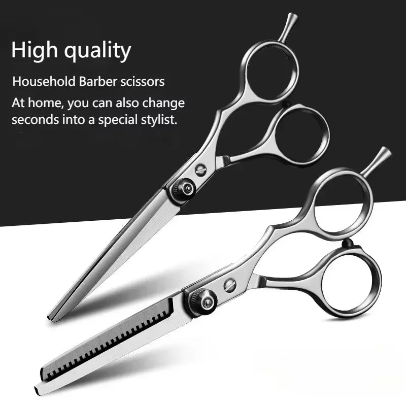 Professional Hairdressing Haircut Scissors 6 Inch Barber Shop Hairdresser's Cutting Thinning Tools High Quality Salon Set Oasis Select