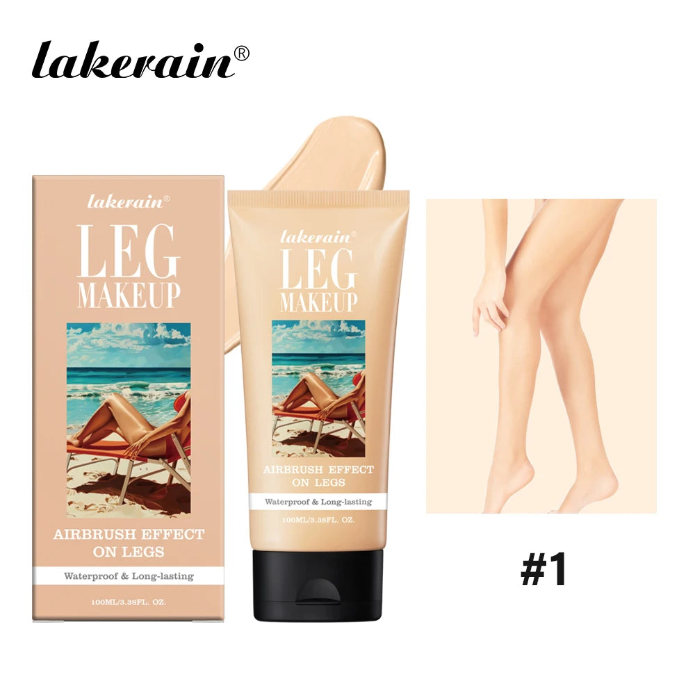 100ml Leg Makeup Long-lasting Waterproof And Anti-Transfer Concealer Even Skin Tone Wheat Tan Brown Liquid Foundation Oasis Select 100ml NO.1