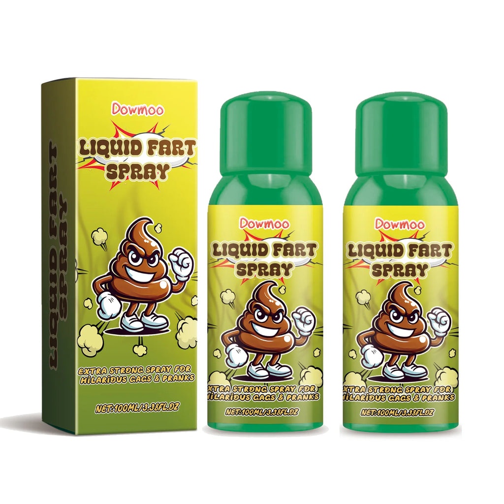 Fart Stink Spray Prank Gag Gift April Fools Day Party Joke Funny Trick Novelty Portable Natural Safe Formula For Adults Teens Oasis Select 2pcs