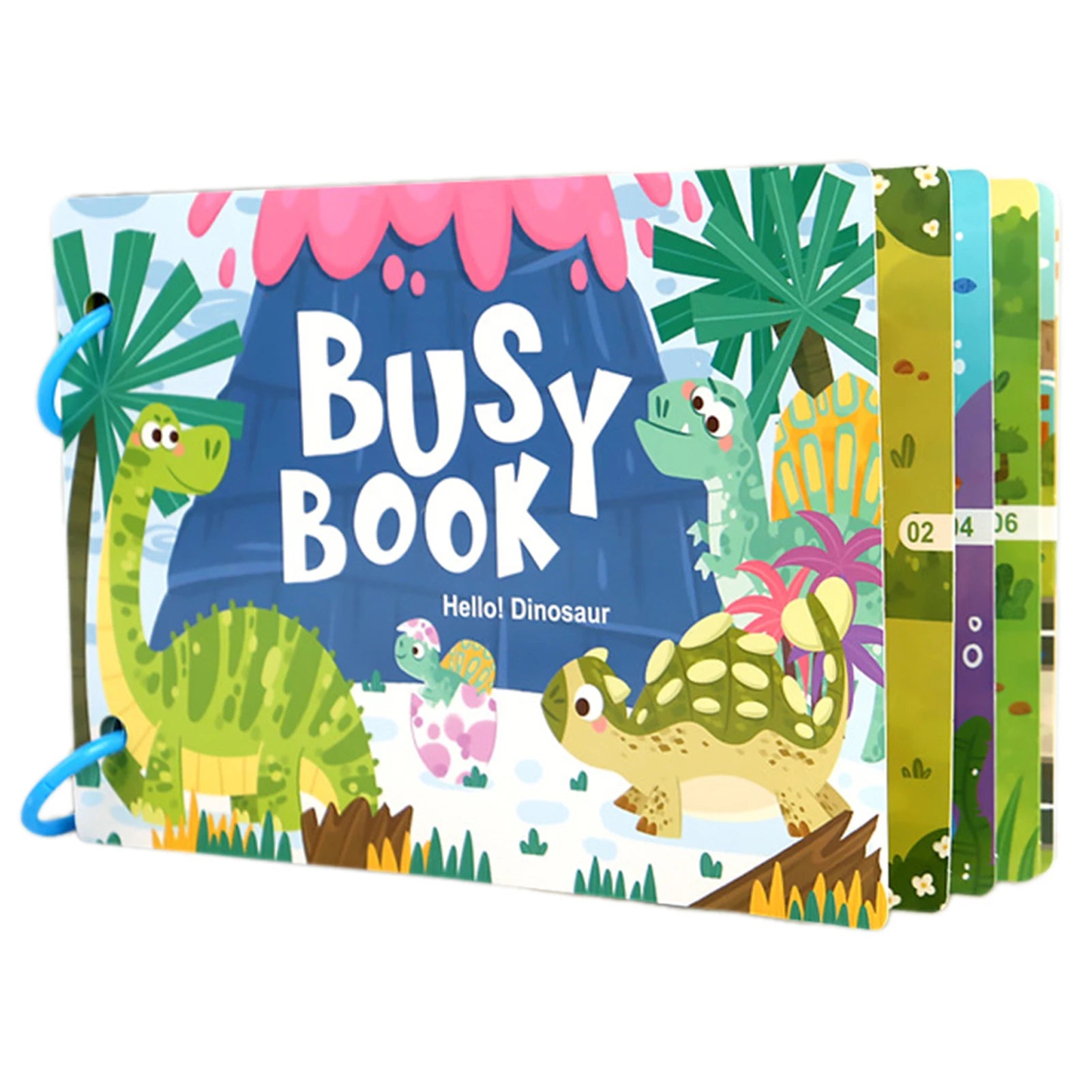 Kids Farm Letter Busy Book – Reusable Montessori Sticker Toy