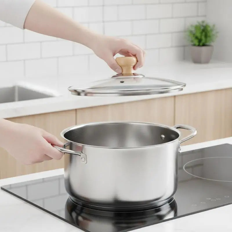 3 PCS Universal Pot Lib Knobs Caps Wooden Heat-Resistant Cooking Pan Lid Covers Replacement Lifting Handle Cookware Handgrip Oasis Select