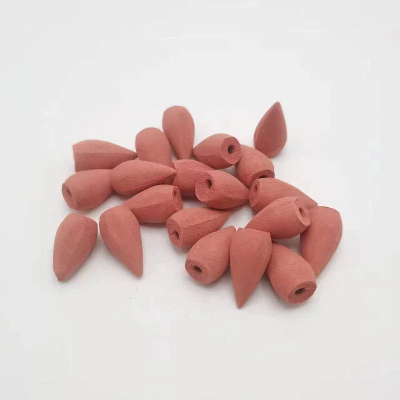 100/200/500 Pieces Backflow Incense Cones Mixed Natural Scent Waterfall inciensos Cones Tower Incense Backflow Incense Bullet Oasis Select lily 200pcs