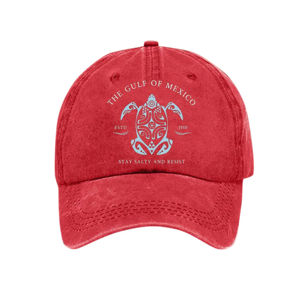 Washed Cotton Baseball Cap Retro Golf Dad Hat Adjustable Trucker Hat Plain Cap Outdoor Sports Sun Hat for Men Women Unisex Oasis Select Red spain