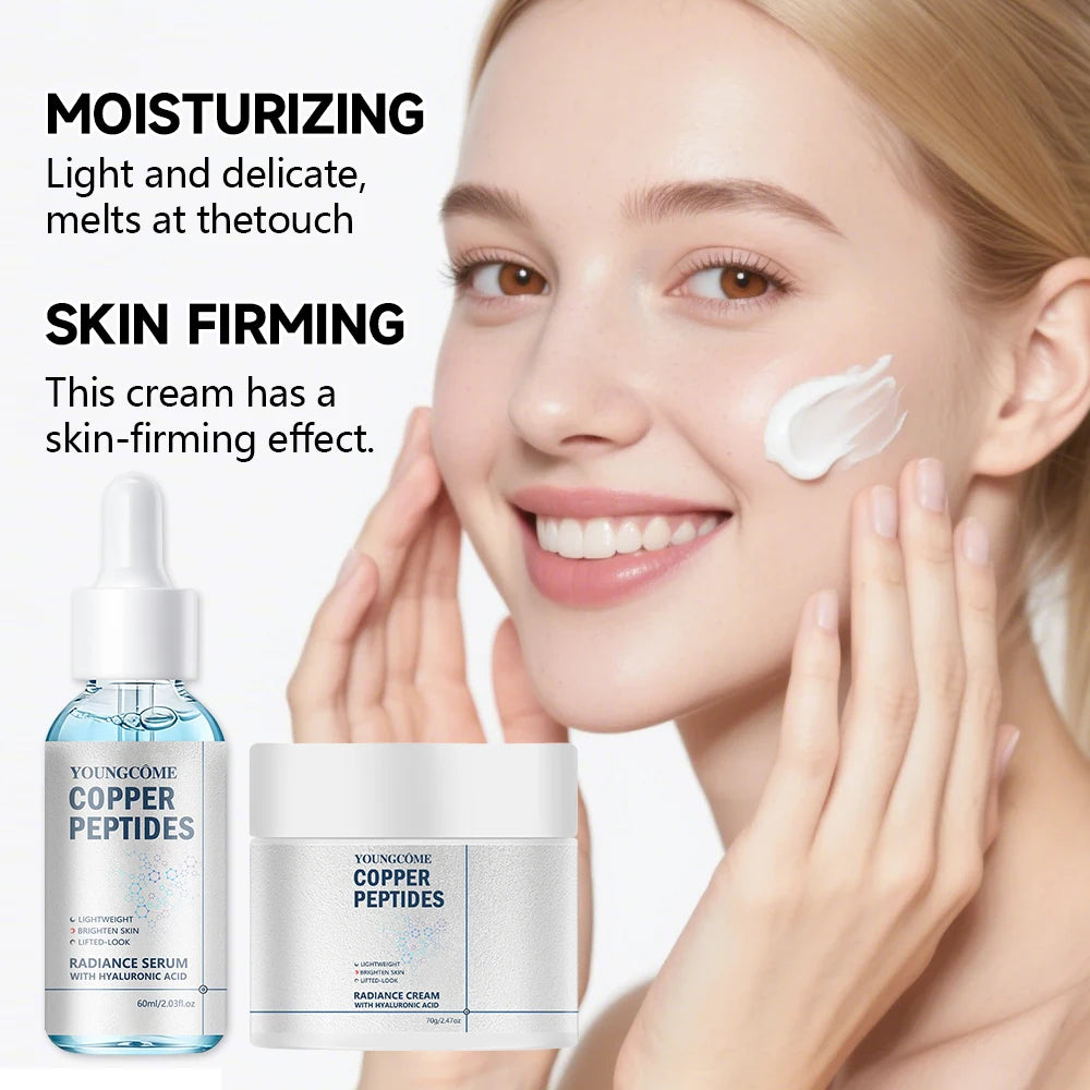 YOUNGCOME Copper Peptides Radiance Cream & Serum Set