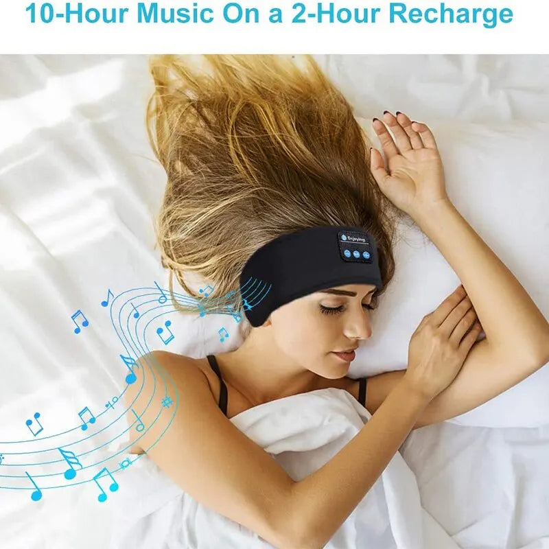 Fone Bluetooth Earphones Sports Sleeping Headband Elastic Wireless Headphones Music Eye Mask Wireless Bluetooth Headset Headband Oasis Select