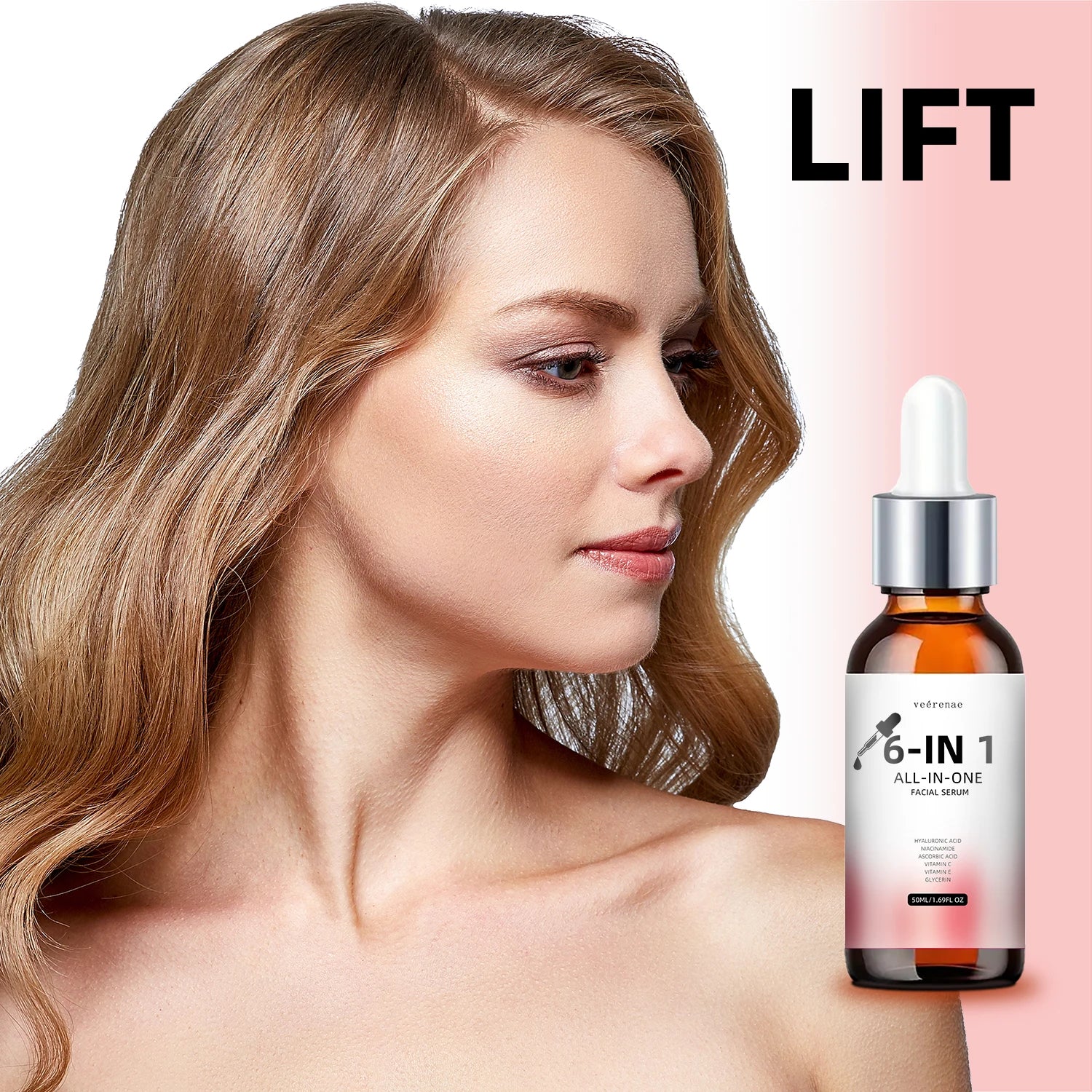 Vérenae 6-in-1 Facial Serum – Hydration & Vitamin Concentrate