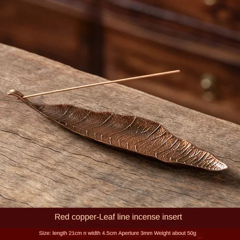 Alloy Incense Burner Incense Support Rods Holder Ash Catcher Incense Stand Meditation Room Yoga Insence Burners Accessories Oasis Select bronze