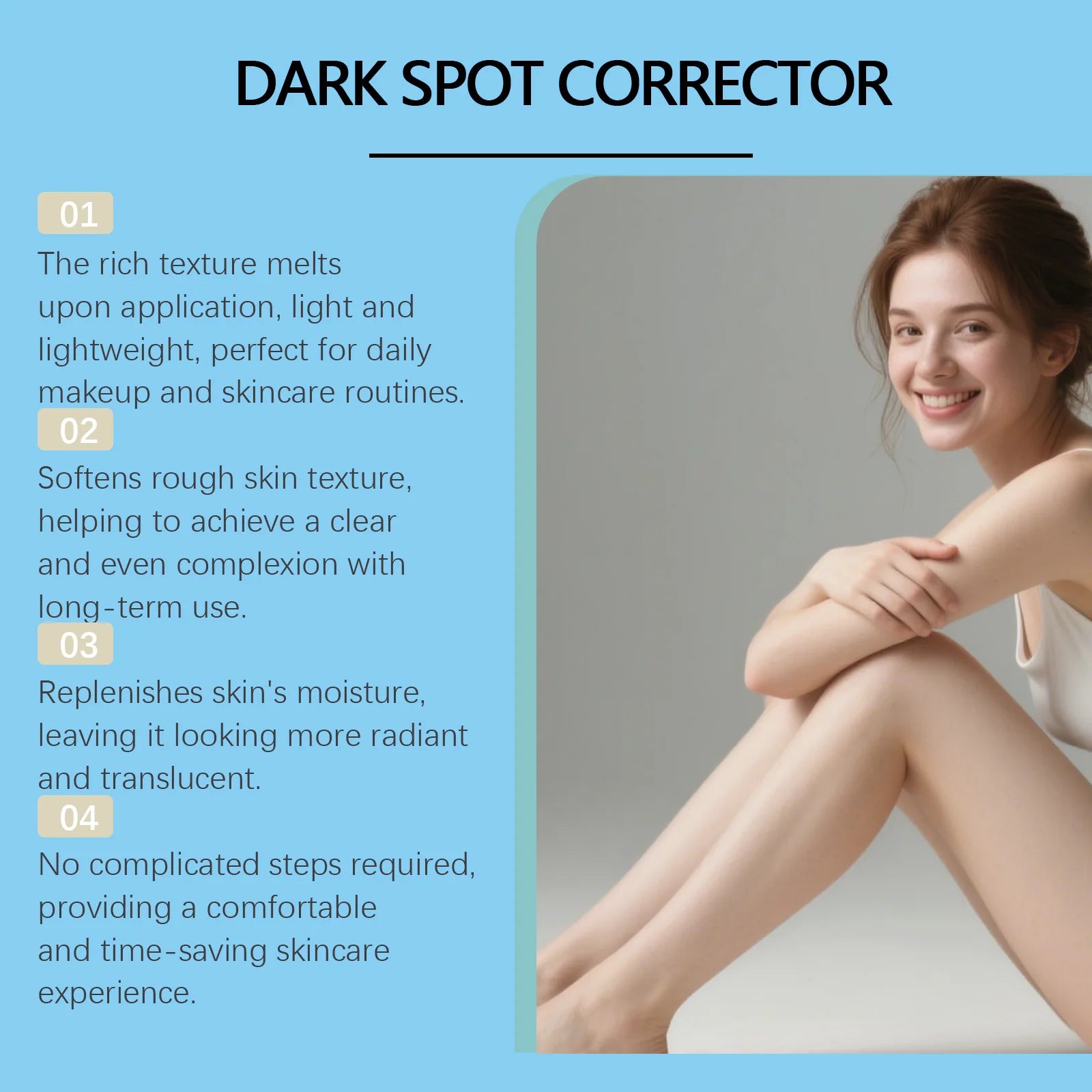 Dark Spot Correcting Glow Serum Cream Fade Blemishes Restore Health Tone Reduce Melanin Brighten Facial Skins Dark Spot Remover Oasis Select