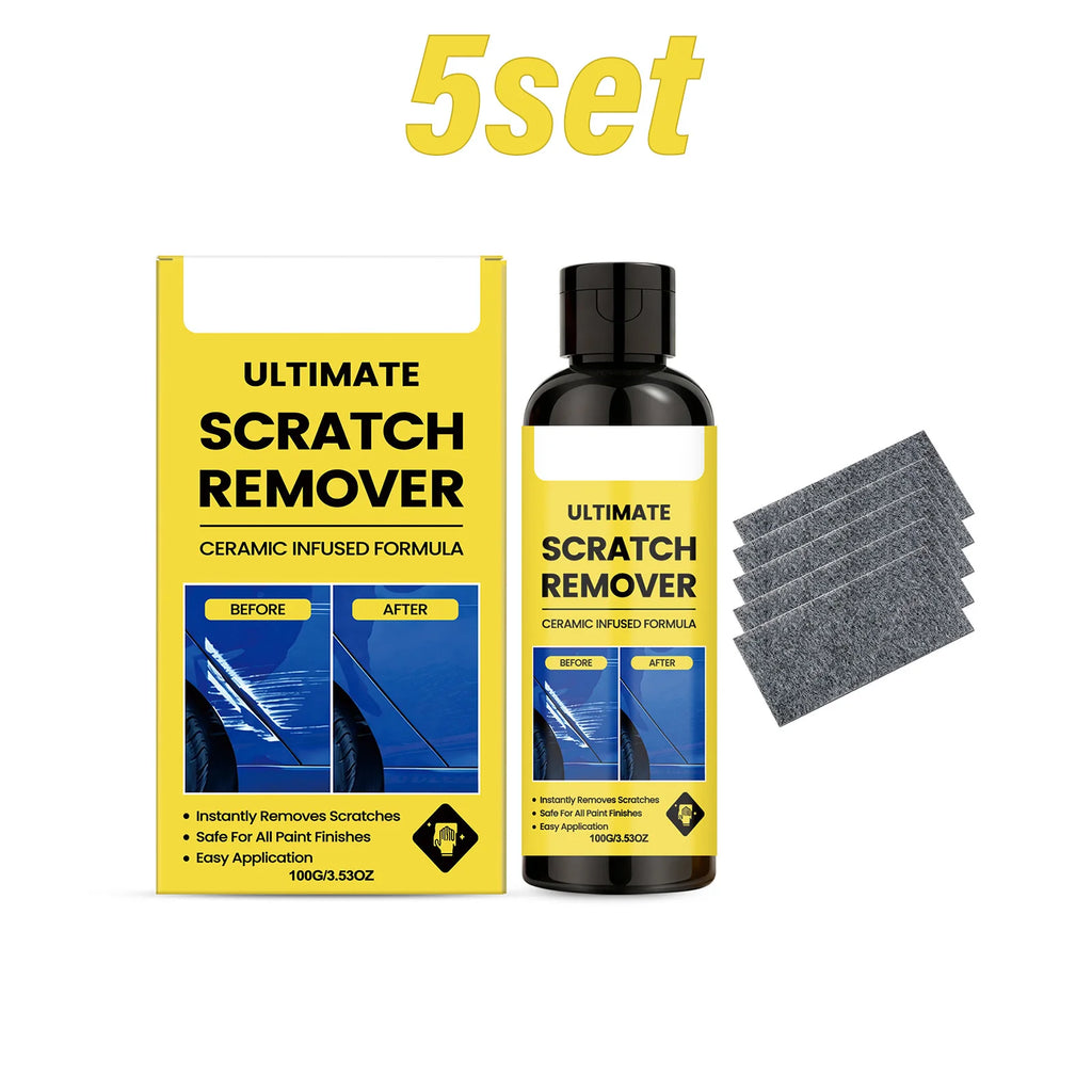 1/2/3/5/Set Ultimate Car Scratch Remover Formula Auto Paint Scratch Repair Kit With Nano Cloths For Paint Finishes Restore Shine Oasis Select 5Set