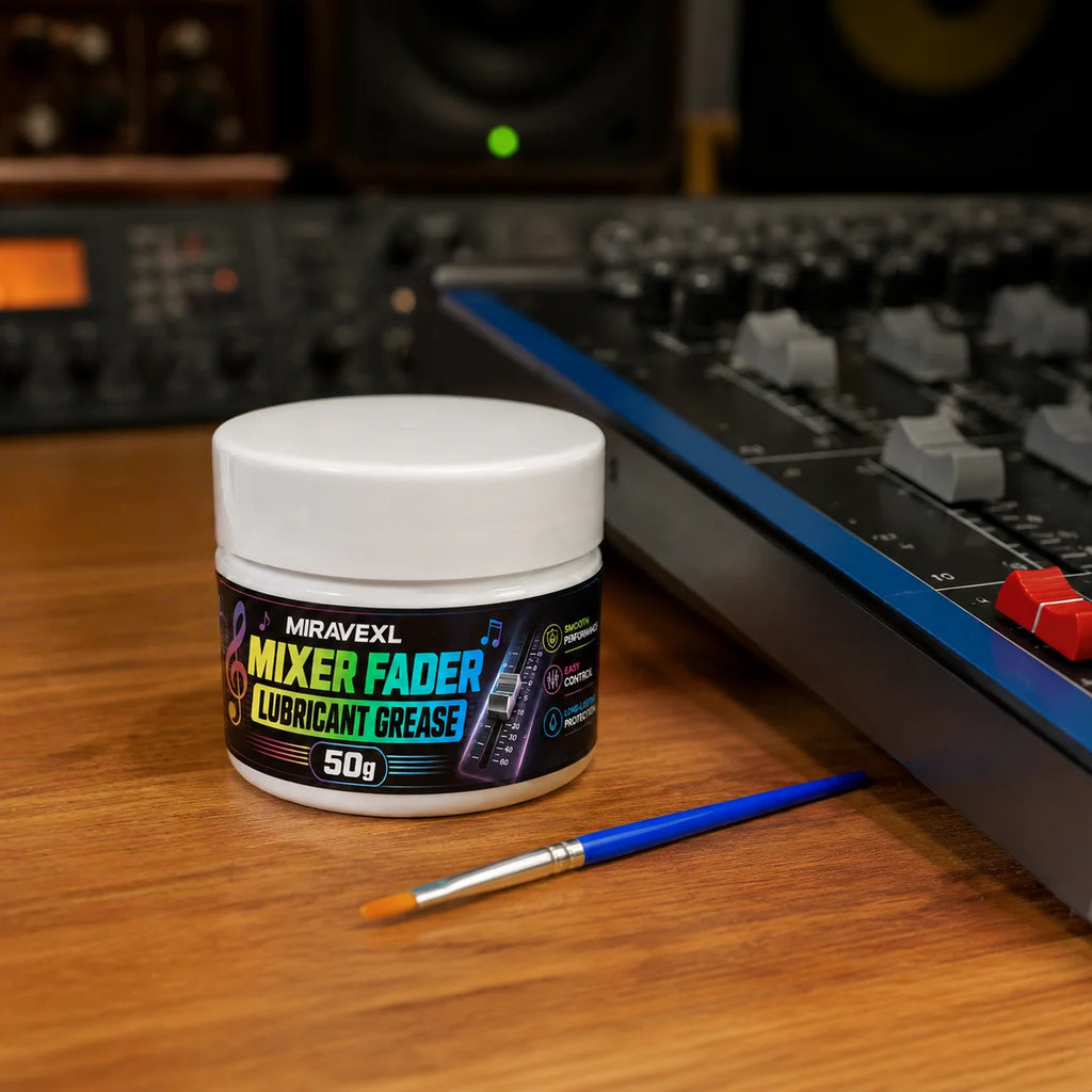 MIRAVEXL Mixer Fader Lubricant Grease 50g Professional Audio Console Fader MaintenanceSmooth Control With Precision Brush Kit Oasis Select