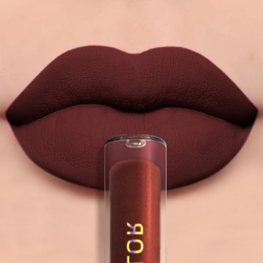MCD 19-Shade Matte Velvet Liquid Lipstick – Waterproof Lip Glaze