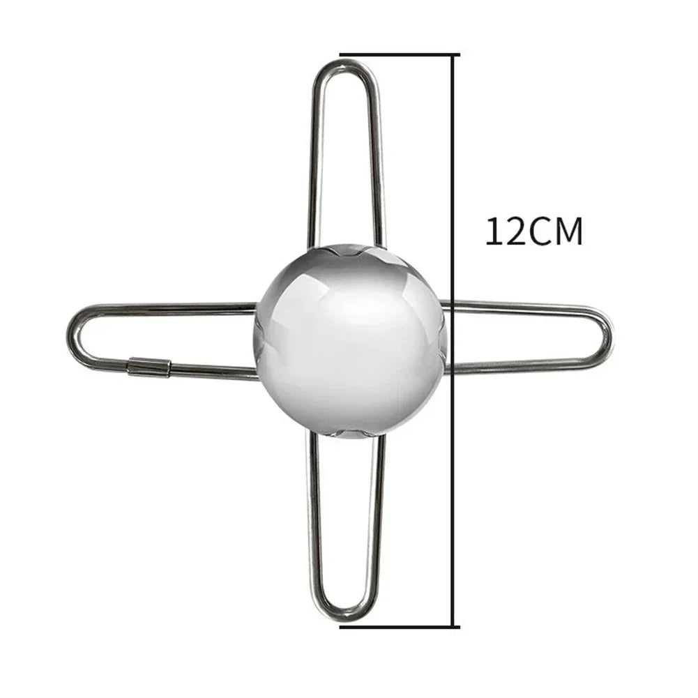 Stainless Steel Espresso Coffee Ice Cube Ball Whiskey Chilling Stone With Holder Reusable Cooling Coffee Tool Oasis Select 1PC