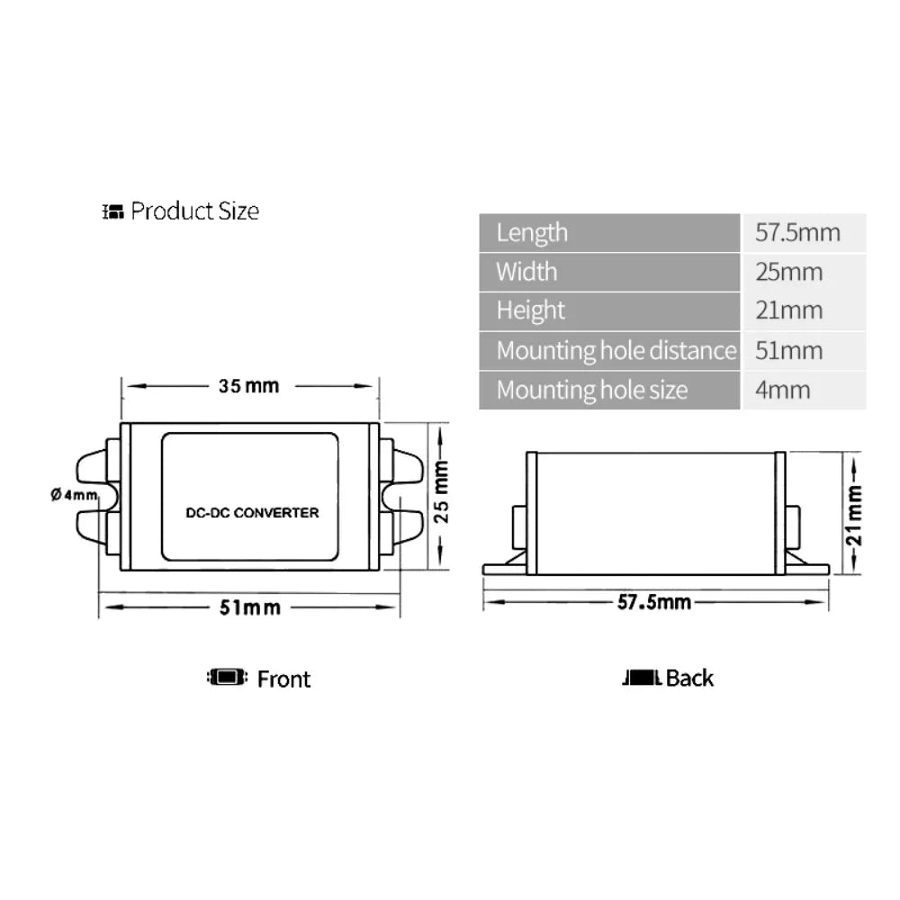 8-22V to 3-15V 12V to 5V 6V 9V DC Step Down Buck Converter Adjustable Output Voltage Regulator Module Car Auto Volt CE Oasis Select