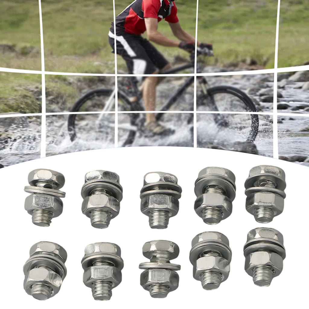 Bike Bolts for Brake Pinch Heavy duty Bicycle V Brake Gear Cable Wire Fixed Screws Pack of 10 Ensures Safety while Riding Oasis Select