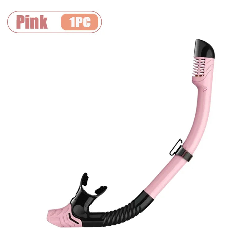 Dry Top Snorkel for Adults – Anti-Leak, Purge Valve & Soft Mouthpiece