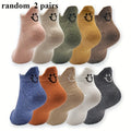 Kawaii Embroidered Ankle Socks for Women – 2 Pairs | Cute Style