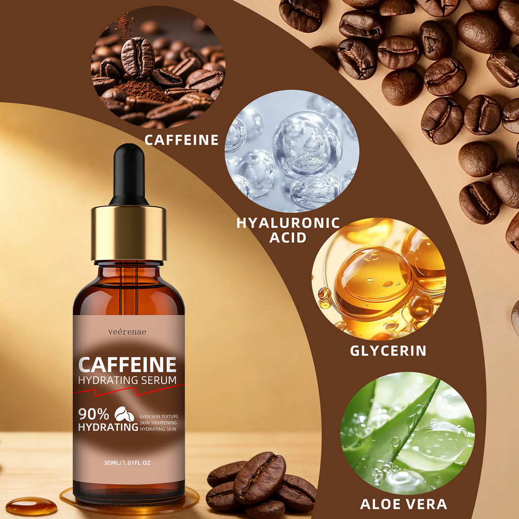 veérenae Caffeine Hydrating Serum 2-Pack | 24H Deep Moisture