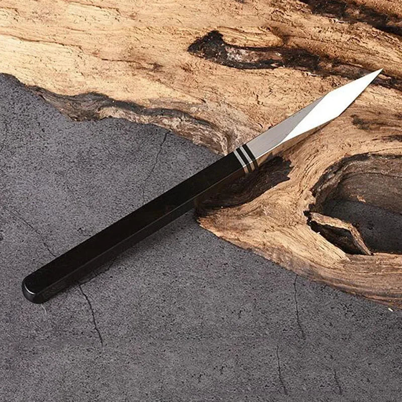 Tea Knife Stainless Steel Damascus Pu Erh Tea By Hand Wooden Handle Pry Tea Cone Of Chinese Style Gift Oasis Select