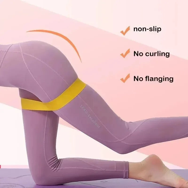 1/2Pcs Resistance Bands, Exercise Bands, Full Body Fitness Bands, Hip, Leg, Arm, Home Gym, Yoga And Pilates Stretching Bands Oasis Select