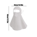 Sunscreen Full Face Mask Summer Neck Face Mask UV Protection Breathable Sun Protection Masks Veils Outdoor Sport Face Cover Oasis Select Light Gray