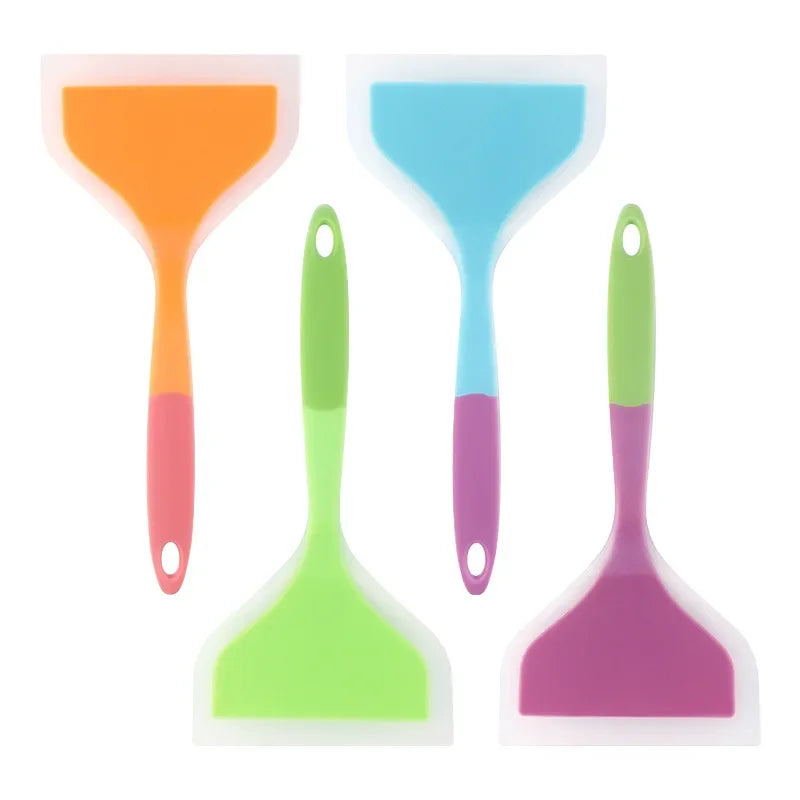 1 piece of tamago Yaki spatula non-stick pan special spatula thick egg Yaki Spatula Silicone frying pan Spatula Silicone Spatula Oasis Select
