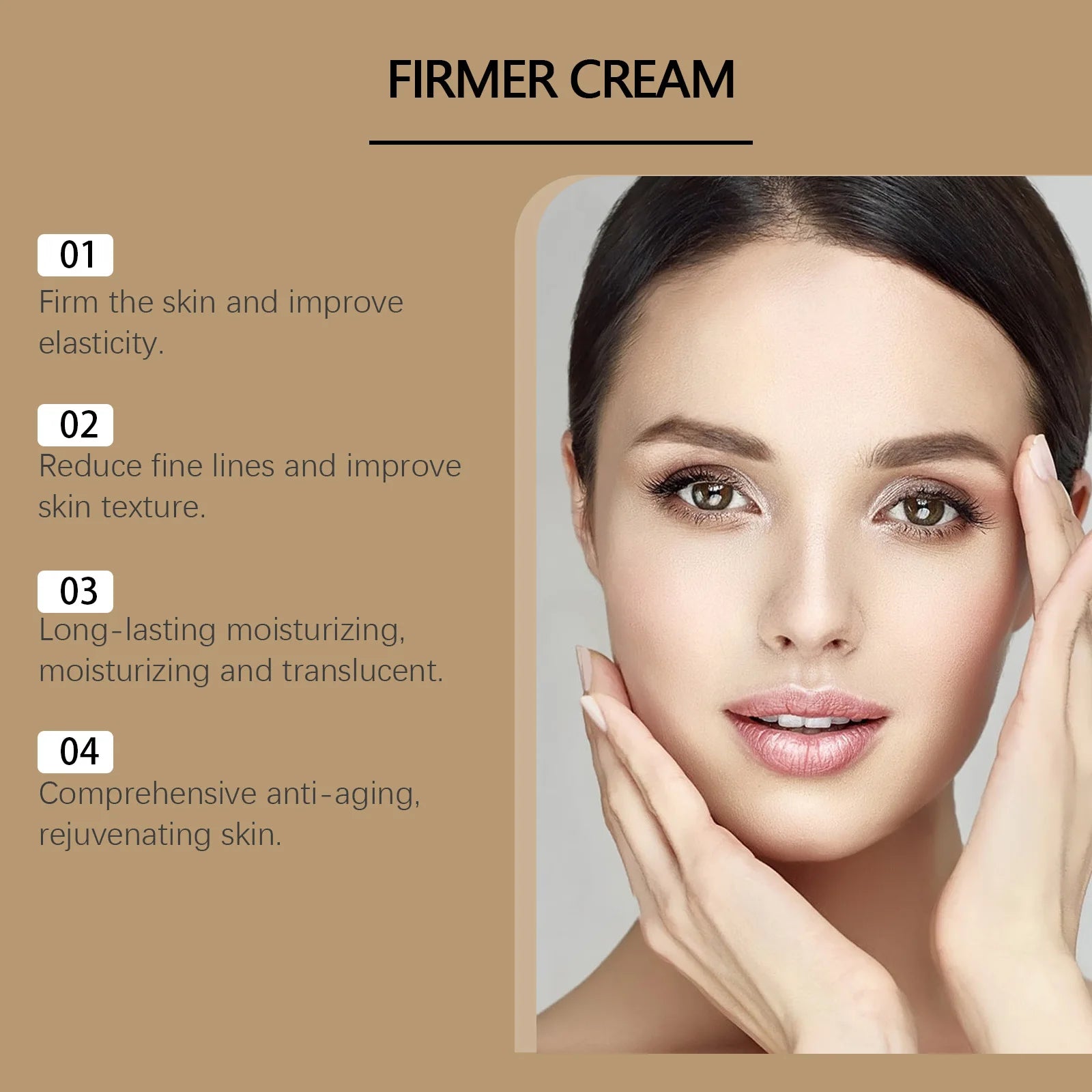 Retinol Collagen Cream Instant Face Lifting Wrinkle Tightening Firming Anti Aging Hyaluronic Acid Day Night Facial Moisturizer Oasis Select
